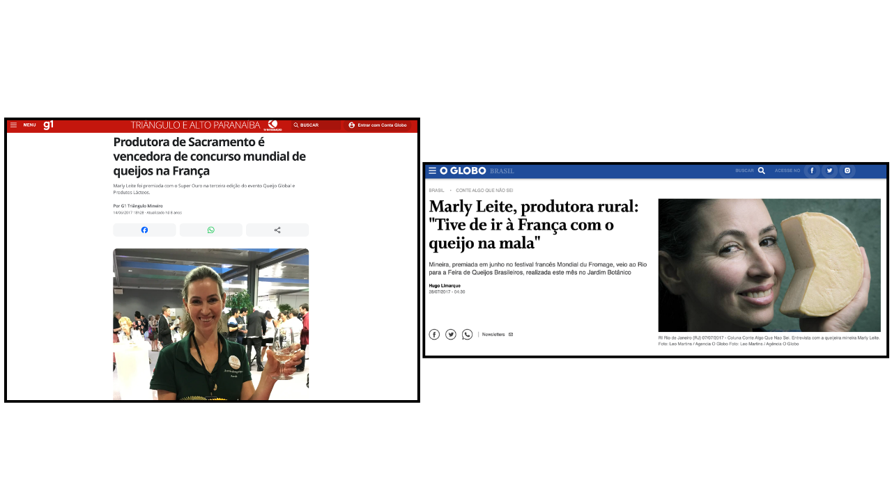 Marly Leite na mídia — G1 e O Globo
